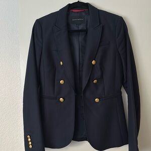 Excellent condition banana republic double breast navy blazer size 4